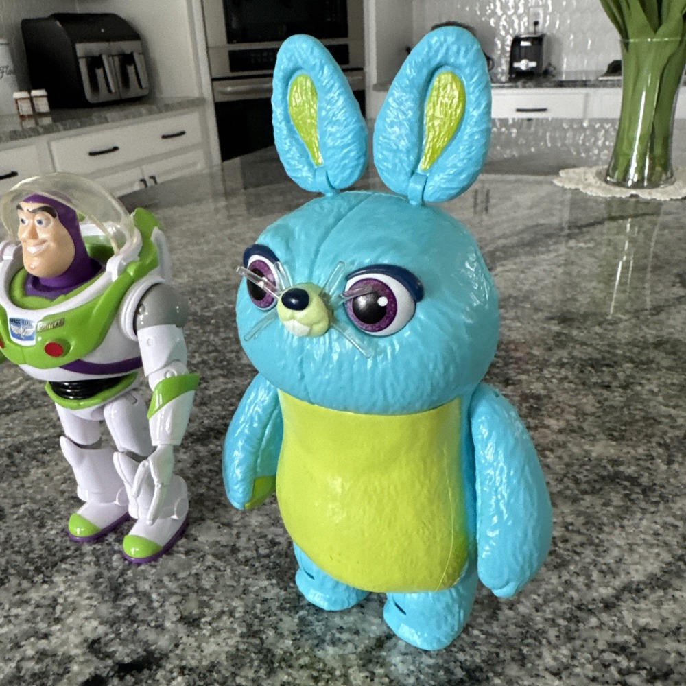 Disney PIXAR TOY STORY‎ 4 - Buzz Lightyear - 7" And Bunny 2 For 1 - Picture 3 of 9